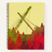 Schöner Kraningenieur im Nordwesten Art Notizbuch (Vorderseite)
