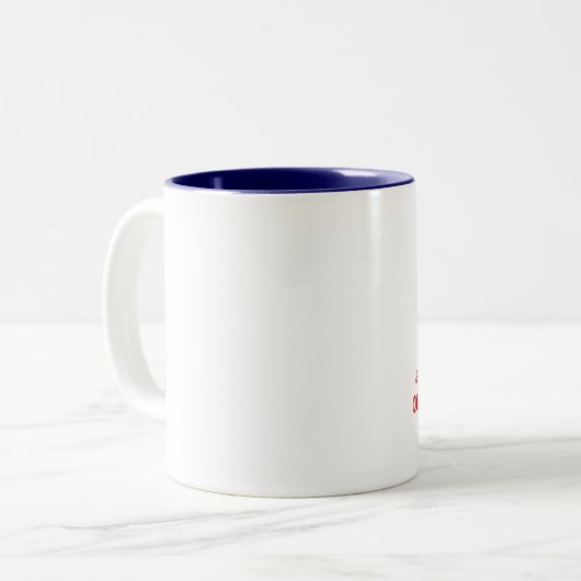 Schöner Kroate Zweifarbige Tasse (Vorderseite Links)