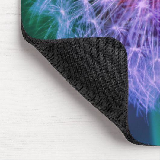 Schöner Kronleuchter auf blauem Hintergrund | Mousepad (Ecke)