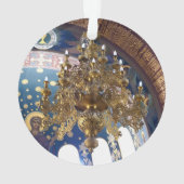 Schöner Kronleuchter im Dom Ornament (Rückseite)