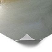 Schöner Kuhreiher-Vogel Poster (Ecke)