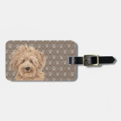 Schöner Labradoodle Gepäckanhänger (Vorderseite horizontal)