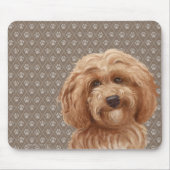 Schöner Labradoodle Mousepad (Vorne)