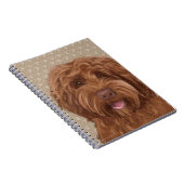 Schöner Labradoodle Notizblock (Rechte Seite)