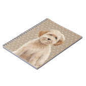 Schöner Labradoodle Notizblock (Linke Seite)