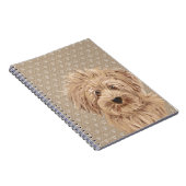 Schöner Labradoodle Notizblock (Rechte Seite)