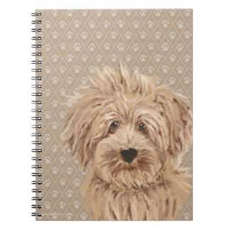 Schöner Labradoodle Notizblock
