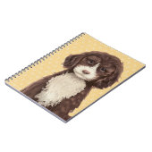 Schöner Labradoodle Notizblock (Linke Seite)