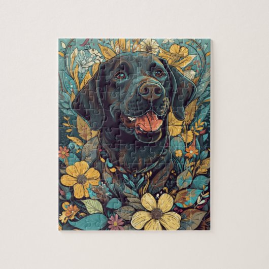 Schöner Labrador Retriever/Labrador Hund Puzzle (Vertikal)