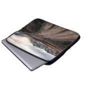 Schöner Landmanalaugar-Kies-Staubweg auf h Laptopschutzhülle (Vorne Knopf)