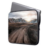 Schöner Landmanalaugar-Kies-Staubweg auf h Laptopschutzhülle (Vorderseite Links)