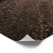 Schöner Landmanalaugar-Kies-Staubweg auf h Poster (Ecke)