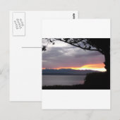 Schöner landschaftlicher Wasserfall Postkarte (Vorne/Hinten)