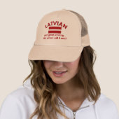 Schöner Latvian Truckerkappe (Beispiel)