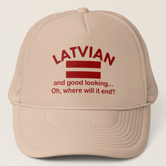 Schöner Latvian Truckerkappe (Vorderseite)