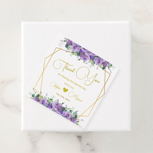 Schöner Lavendel | Foto Vielen Dank Geschenkanhänger (Beispiel)