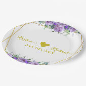 Schöner Lavendel | Foto Vielen Dank Pappteller (Schrägansicht)