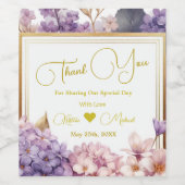 Schöner Lavendel | Foto Vielen Dank Weinetikett (Einzelnes Label)