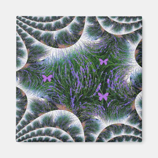 Schöner Lavender Garden....... Magnet (Vorne)