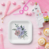 Schöner Lavender in Bouquet Pappteller (Party)