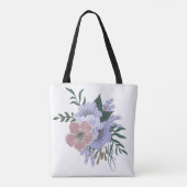 Schöner Lavender in Bouquet Tasche (Rückseite)
