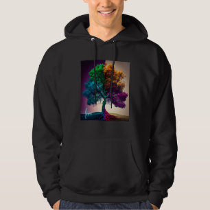 Schöner Lebendiger Baum Naturschönheit  7 Hoodie