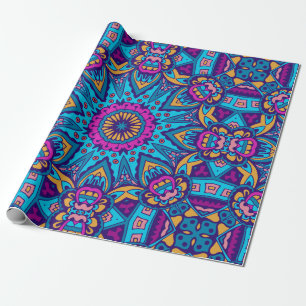 Schöner lebendiger Kreis Geschenkpapier
