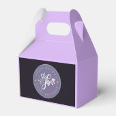 Schöner, leichter lila Kuchen Kuchen Gewürze Box Geschenkschachtel (Rückseite)