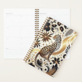 Schöner Leopard und Gold Glitzer Planer (Anzeige)