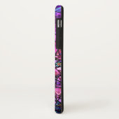 Schöner lila beflecktes Glas-Muster-Kasten Case-Mate iPhone Hülle (Hinten/Links)