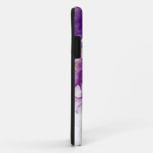 Schöner Lila Hintergrund, goldene Folien Case-Mate iPhone Hülle (Hinten/Rechts)