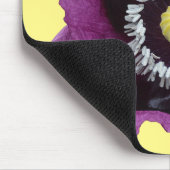 Schöner lila Mohn Mousepad (Ecke)