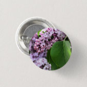 Schöner lila runder Knopf Button (Vorne & Hinten)