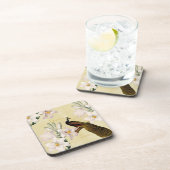 Schöner Lilien-Pfau Untersetzer (Rechte Seite)