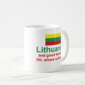 Schöner Litauer Kaffeetasse (VorderseiteRechts)