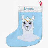 Schöner Llama Großer Weihnachtsstrumpf (Rückseite)