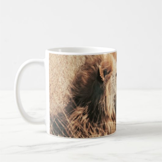 SCHÖNER LÖWE KAFFEETASSE (Links)