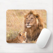 Schöner Löwe und Cube Mousepad (Mit Mouse)