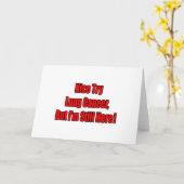 Schöner Lungenkrebs probieren ... Karte (Gelbe Blume)