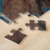 Schöner majestätischer Splendor: Der Boho Peacock Puzzle (Seite)