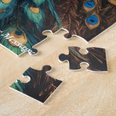 Schöner majestätischer Splendor: Der Boho Peacock Puzzle (Seite)