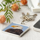 Schöner Majestic Bald Eagle in Tree Schlüsselanhänger (Seite)
