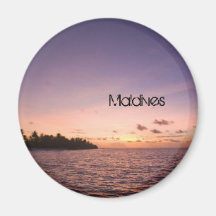 Schöner Malediven-Strand-Magnet Magnet