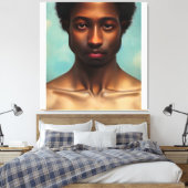 Schöner Mann aus der Renaissance-Zeit Leinwanddruck (Insitu (Schlafzimmer))