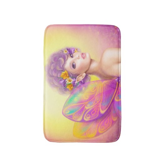 Schöner Märchenschmetterling Badematte (Vorderseite Vertikal)