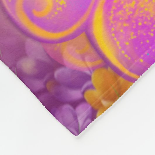 Schöner Märchenschmetterling Fleecedecke (Ecke)