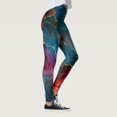 Schöner Marmor und Gold Leggings (Rechts)