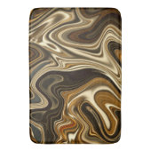 Schöner Marmorstil - warmes Braun Badematte (Vorderseite Vertikal)