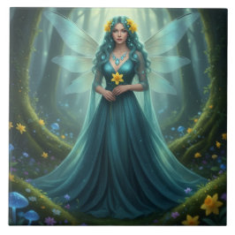 Schöner März Aquamarine Fairy Fliese
