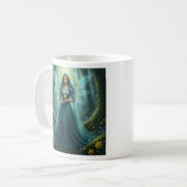 Schöner März Aquamarine Fairy Kaffeetasse (Vorderseite Links)